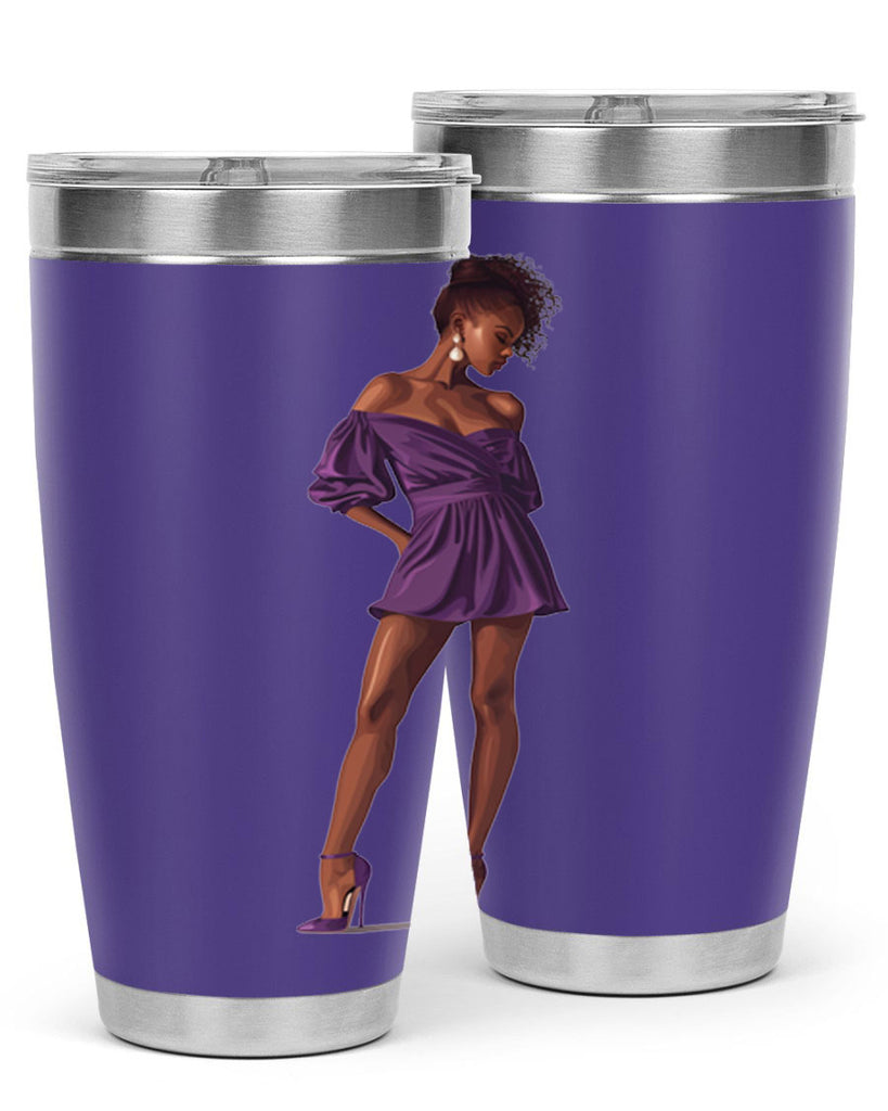 fashion girl in lavender 52#- fashion- Cotton Tank