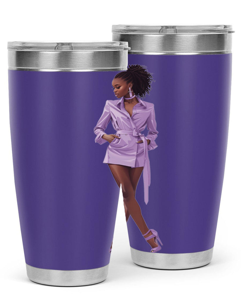 fashion girl in lavender 56#- fashion- Cotton Tank