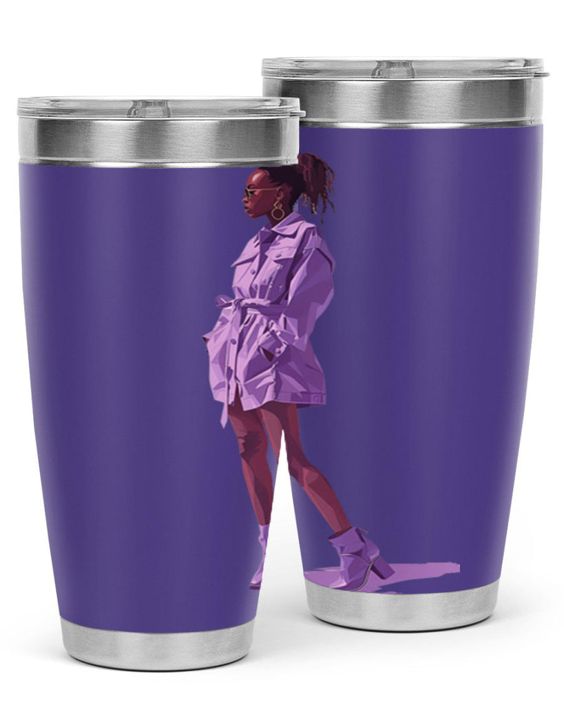 fashion girl in lavender 66#- fashion- Cotton Tank