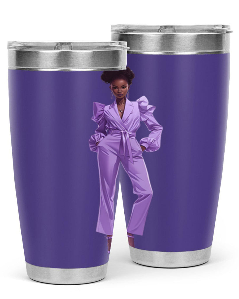 fashion girl in lavender 67#- fashion- Cotton Tank