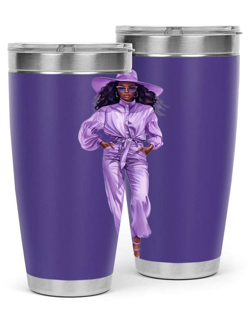fashion girl in lavender 68#- fashion- Cotton Tank