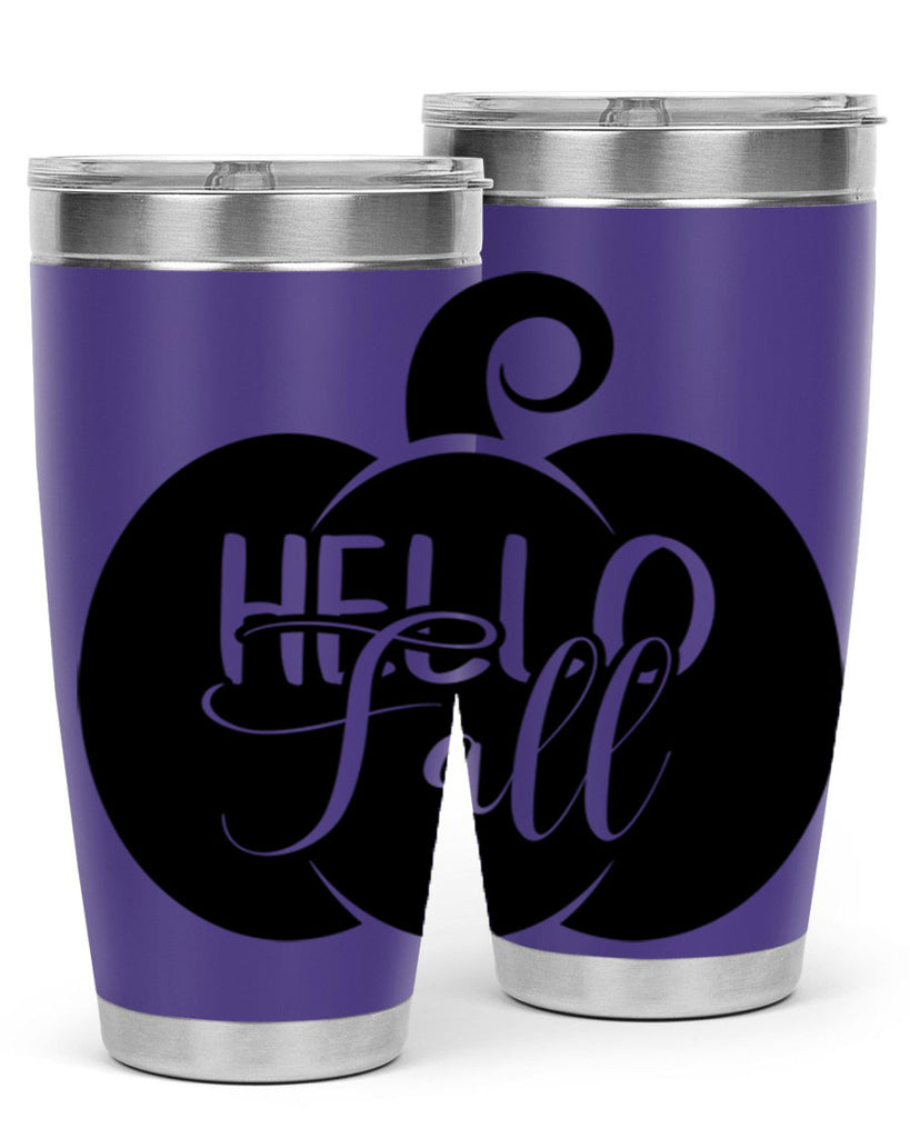 hello fall 275#- fall- Tumbler