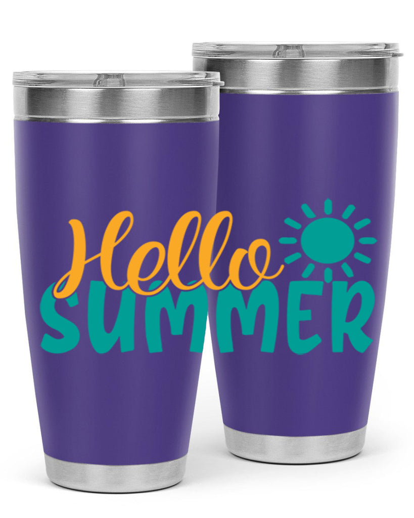 hello summer Style 98#- summer- Tumbler