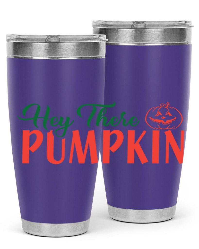hey there pumpkin 305#- fall- Tumbler