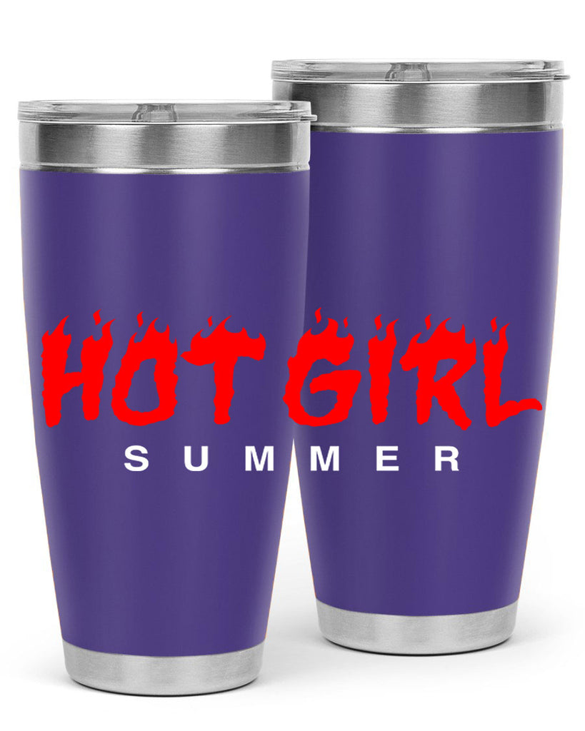 hot girl  summer fire 124#- black words phrases- Cotton Tank