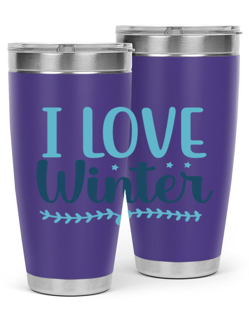 i love winter 226#- winter- Tumbler