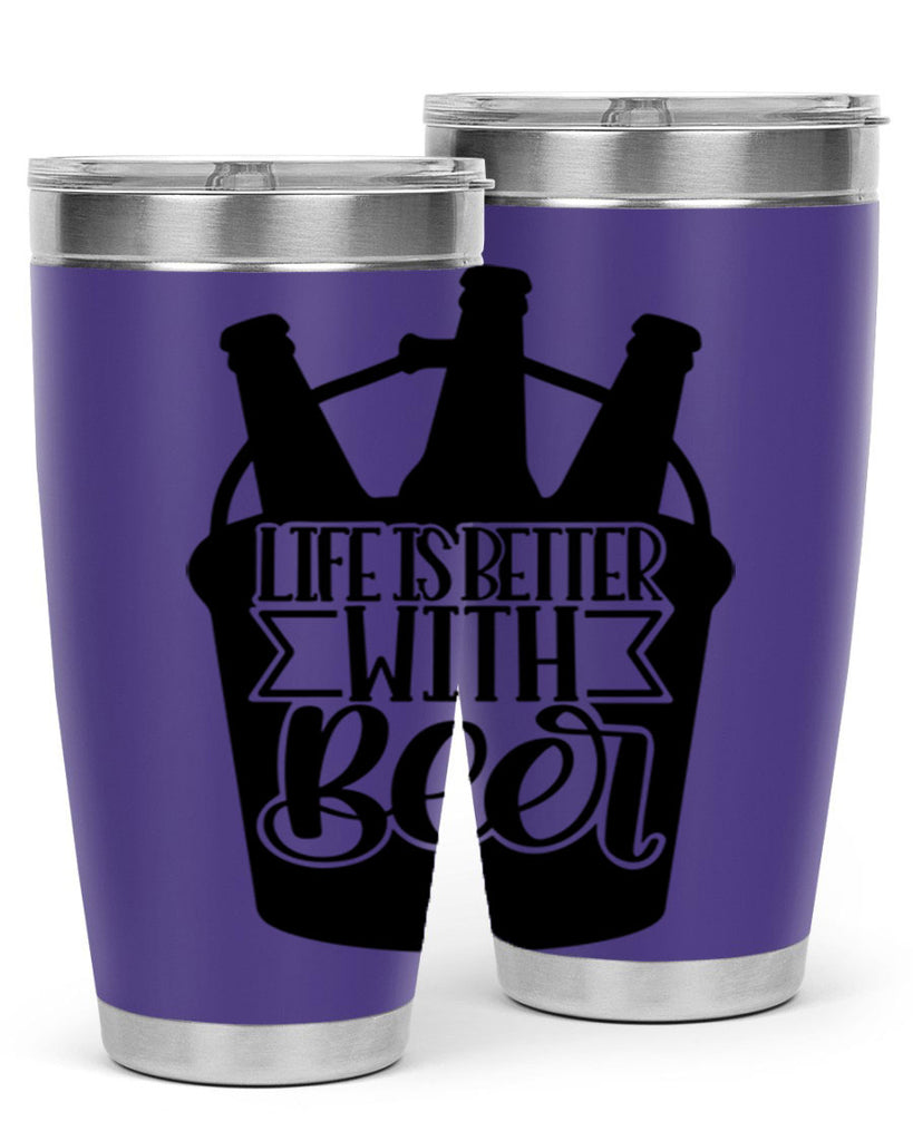 life is better with beer 27#- beer- Tumbler