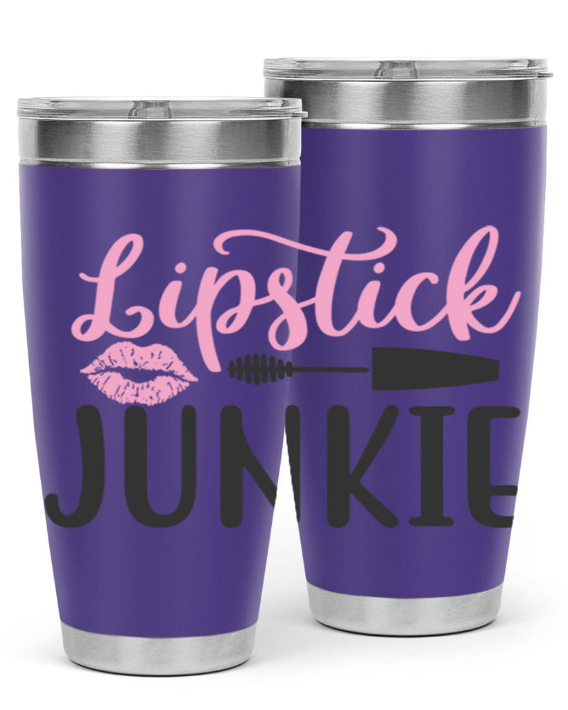 lipstick junkie Style 154#- make up- Tumbler