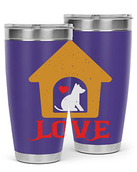 love Style 161#- dog- Tumbler