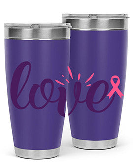 love Style 7#- breast cancer- Tumbler