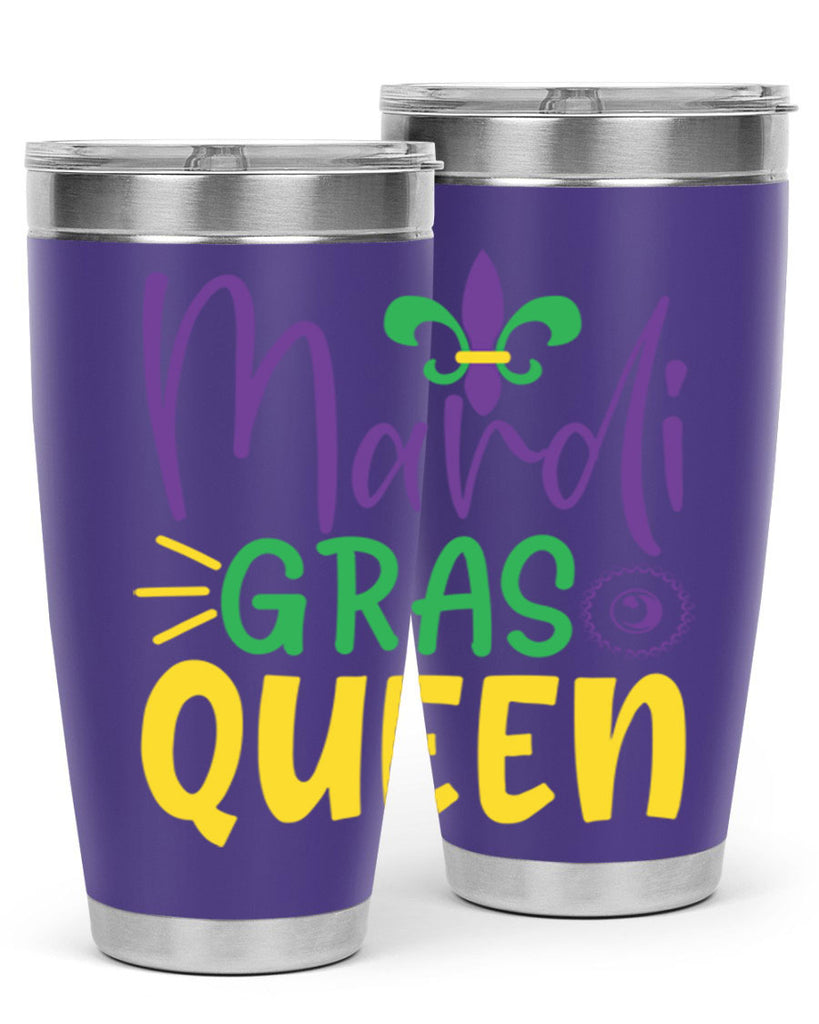 mardi gras queen 79#- mardi gras- Tumbler