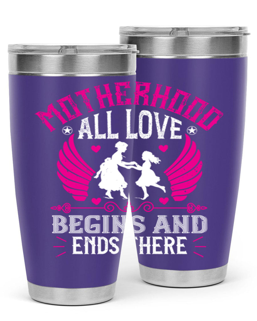 motherhood all love 57#- mothers day- Tumbler