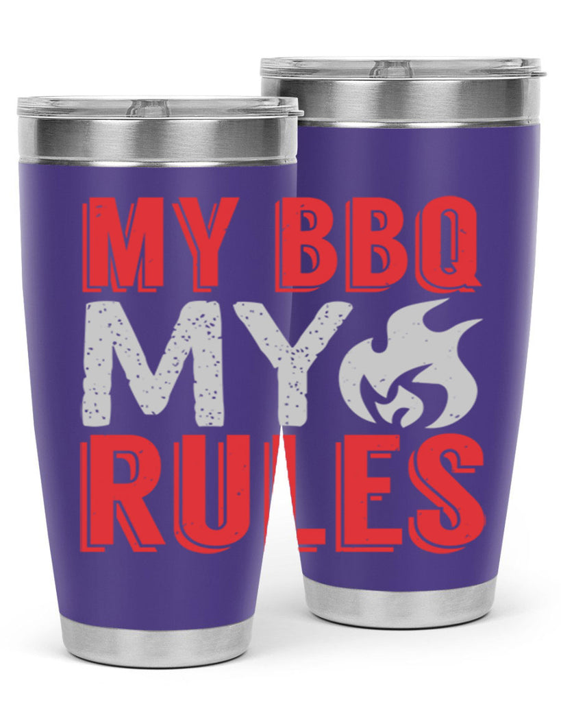my bbq my rule 22#- bbq- Tumbler