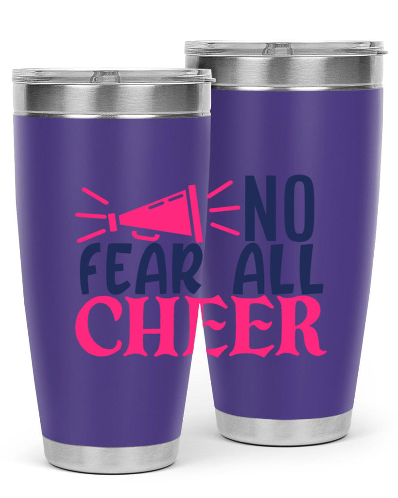 no fear all cheer 1739#- cheer- Tumbler
