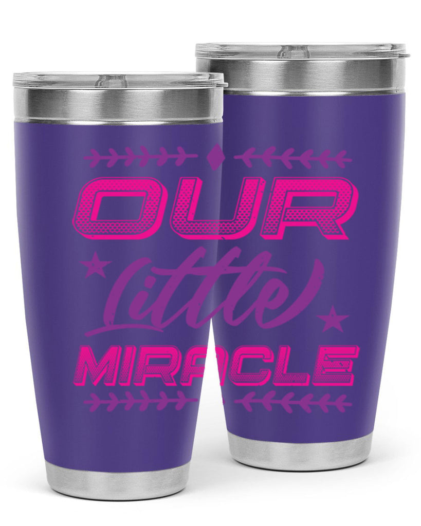 our little miracle Style 23#- baby shower- tumbler