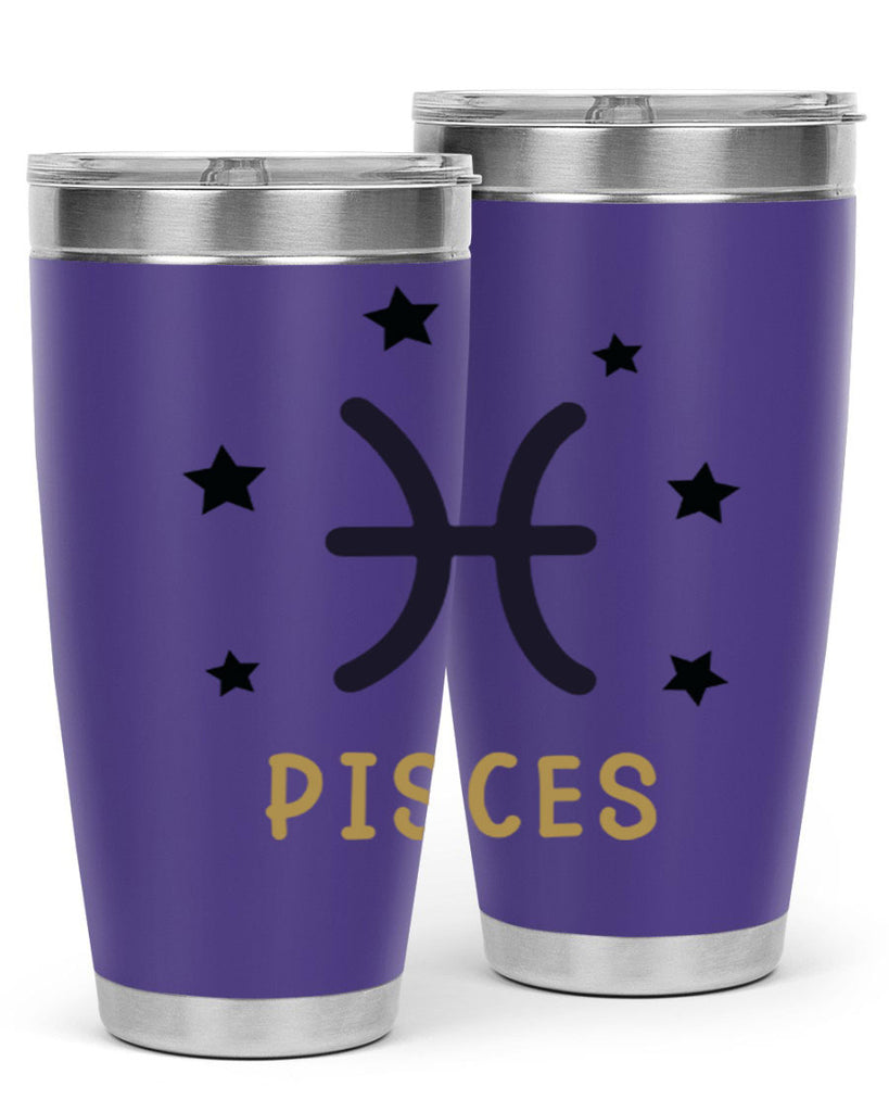 pisces 355#- zodiac- Tumbler
