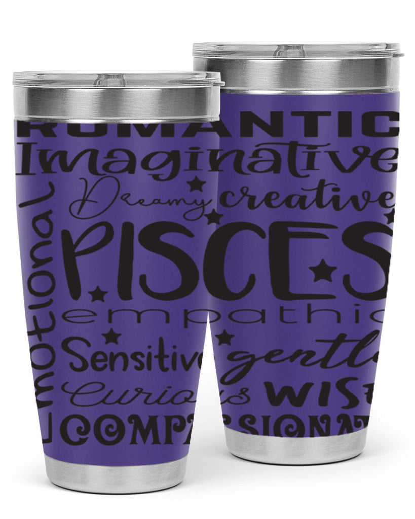 pisces 570#- zodiac- Tumbler
