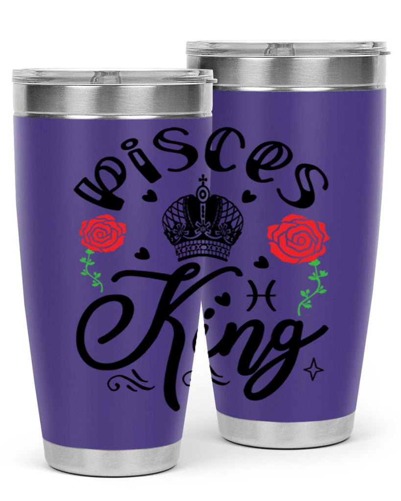 pisces king 375#- zodiac- Tumbler