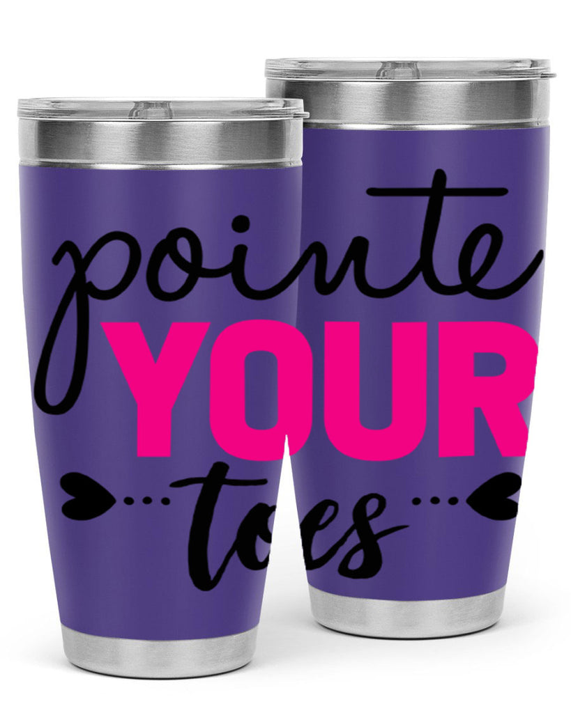 pointe your toes 71#- ballet- Tumbler