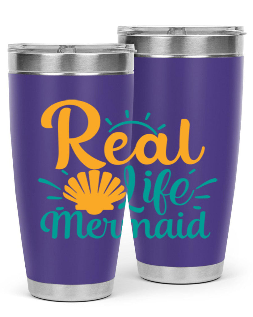 real life mermaid Style 79#- summer- Tumbler