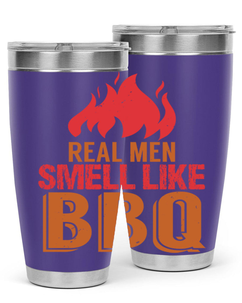real men smell like bbq 16#- bbq- Tumbler