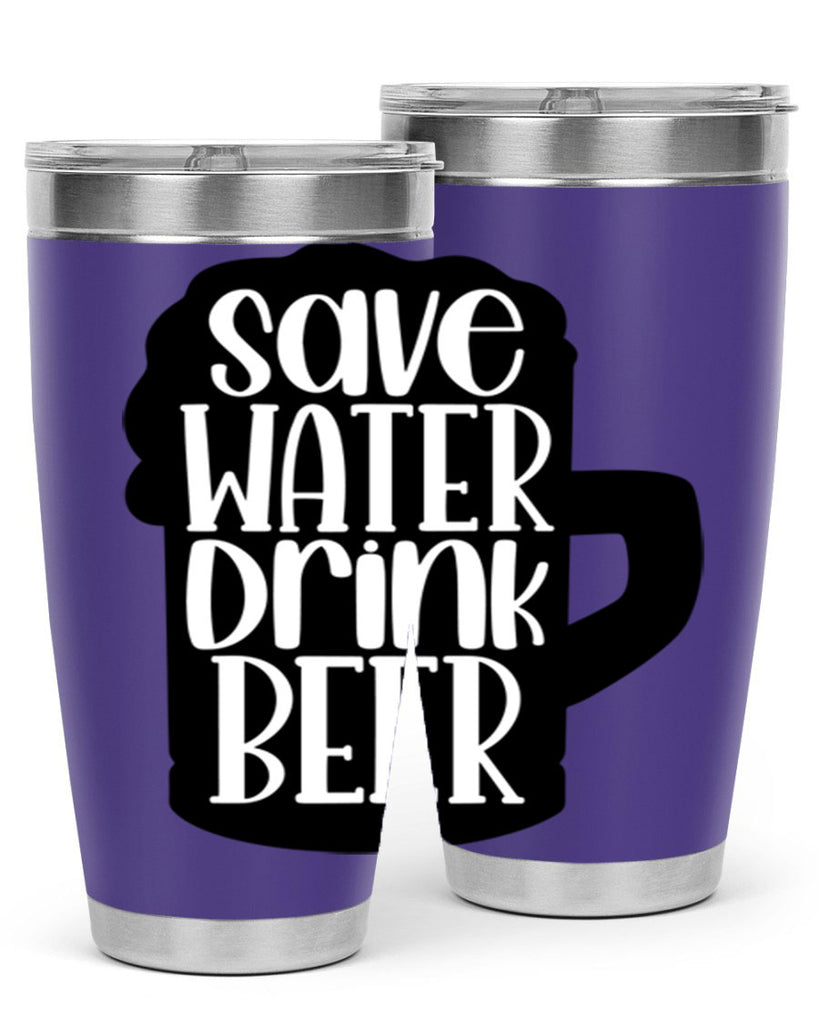 save water drink beer 23#- beer- Tumbler