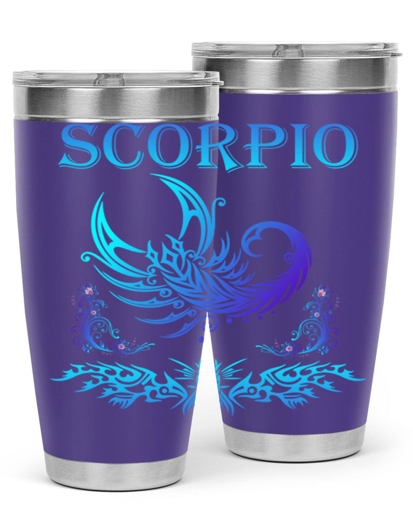 scorpio 449#- zodiac- Tumbler