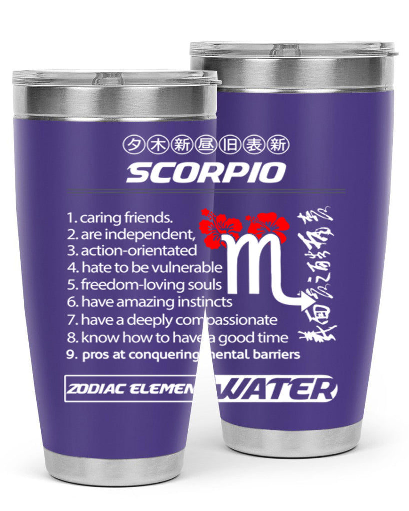 scorpio 456#- zodiac- Tumbler