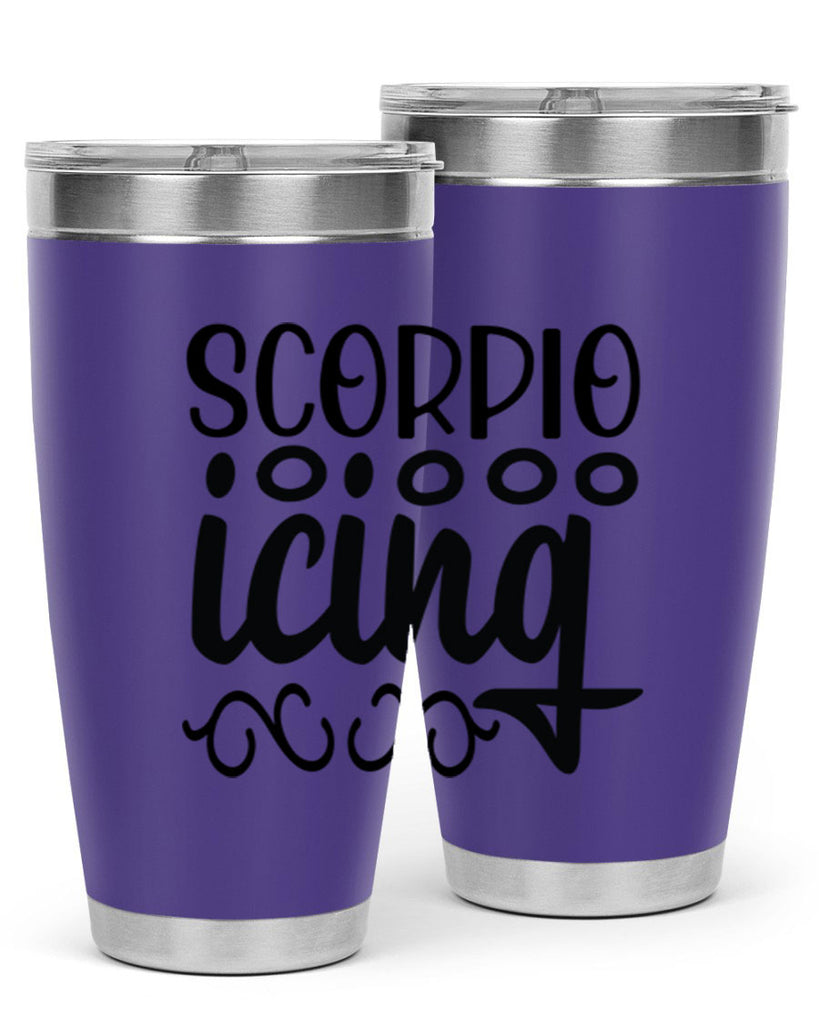 scorpio icing 441#- zodiac- Tumbler