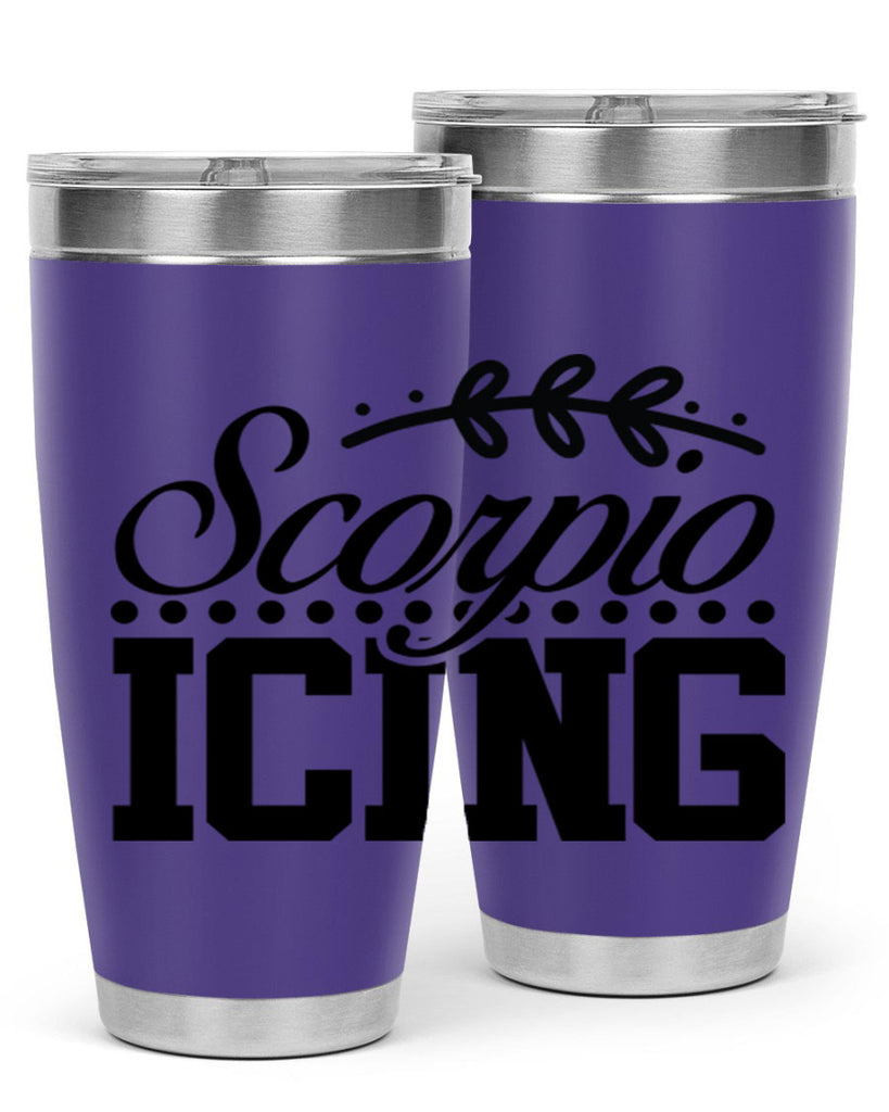 scorpio icing 442#- zodiac- Tumbler