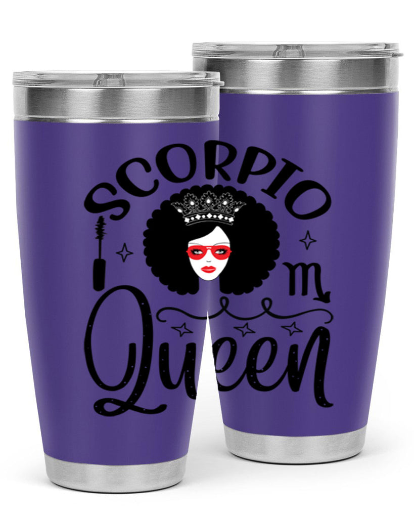 scorpio queen 448#- zodiac- Tumbler