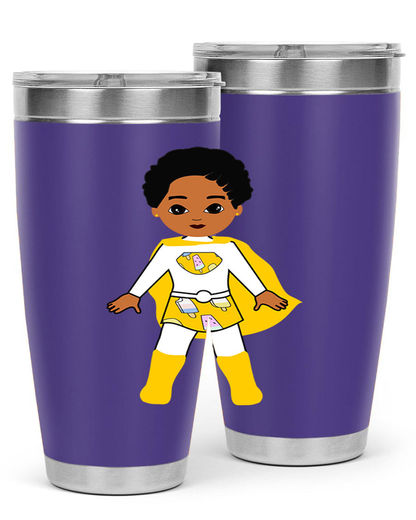 super kid 10#- black men - boys- tumbler
