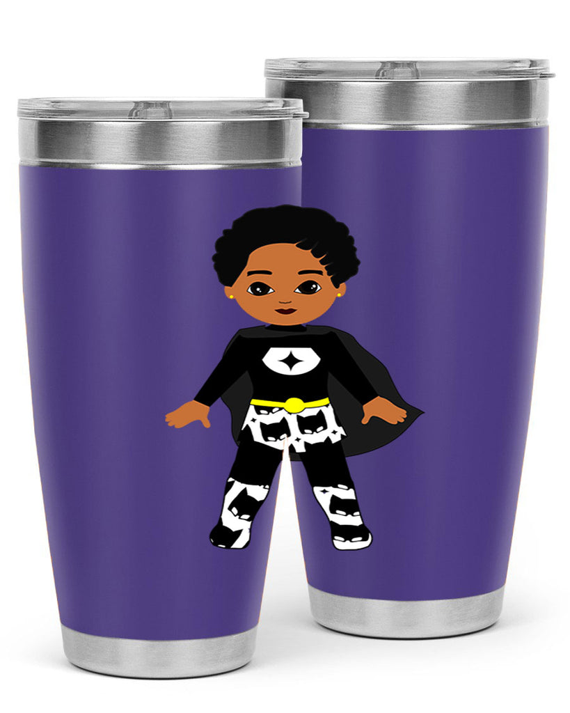 super kid 11#- black men - boys- tumbler