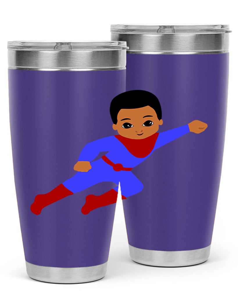 super kid 14#- black men - boys- tumbler