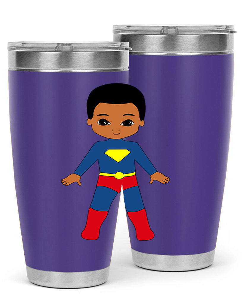 super kid 2#- black men - boys- tumbler
