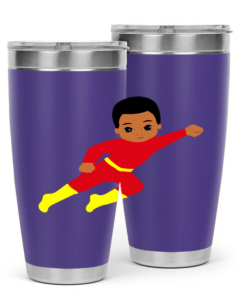 super kid 4#- black men - boys- tumbler