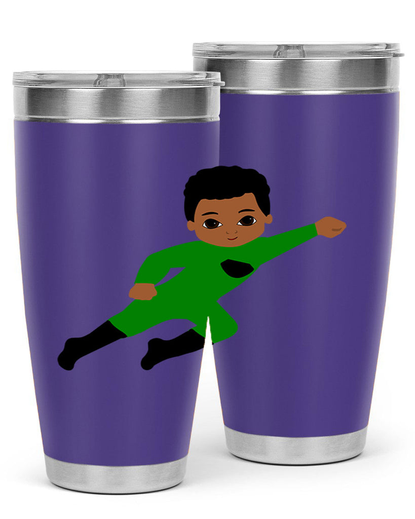 super kid 6#- black men - boys- tumbler