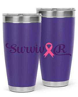 survivor Style 3#- breast cancer- Tumbler
