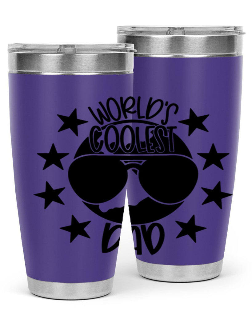worlds coolest dad 11#- fathers day- Tumbler