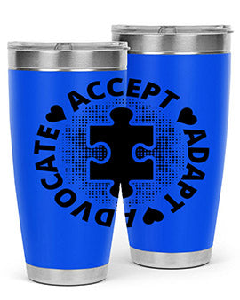 Accept Style 41#- autism- Tumbler