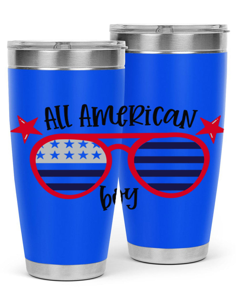 All American Boy Style 141#- Fourt Of July- Tumbler