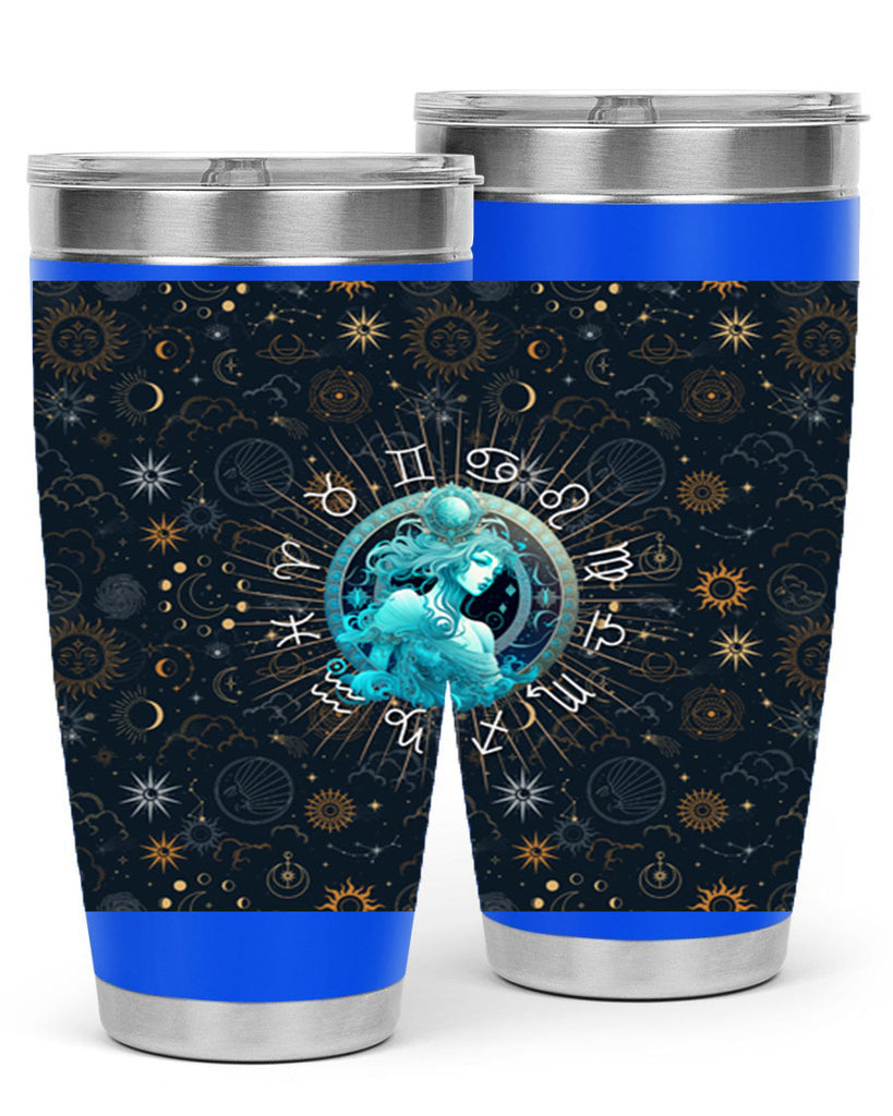 Aquarius Straight 66#- zodiac- Tumbler