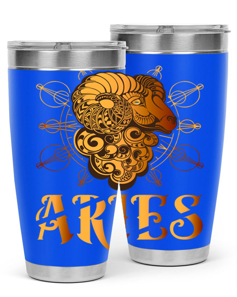 Aries 121#- zodiac- Tumbler