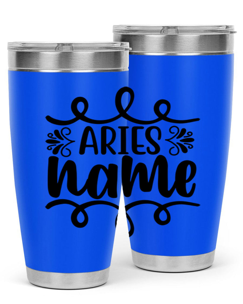 Ariesname 112#- zodiac- Tumbler