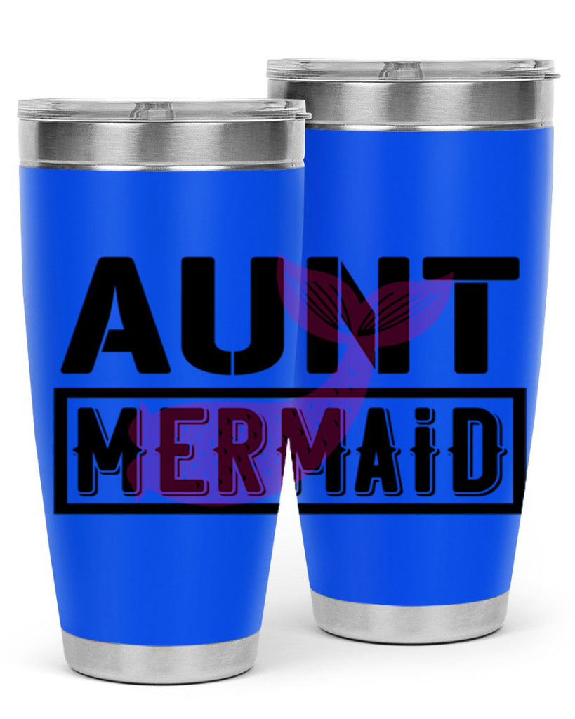 Aunt mermaid 17#- mermaid- Tumbler