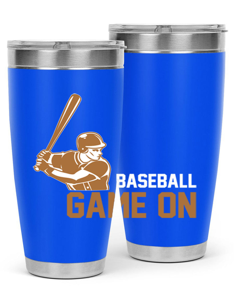 Baseball game 1446#- baseball- Tumbler