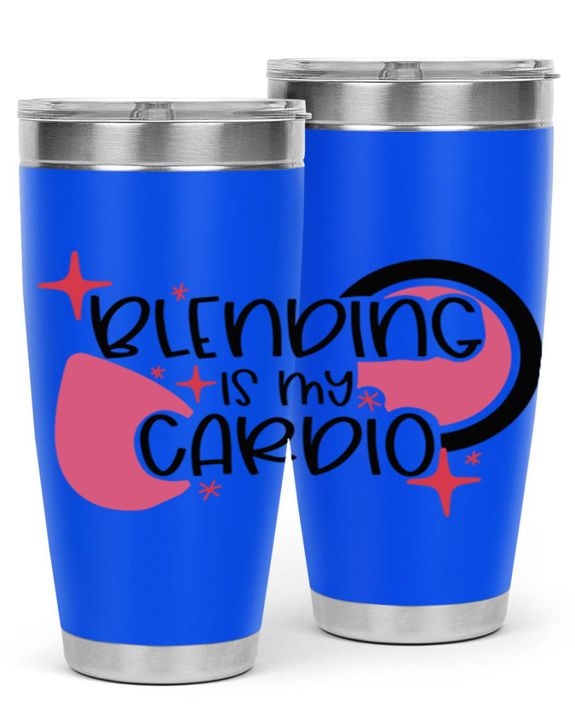 Blending Is My Cardio Style 128#- make up- Tumbler