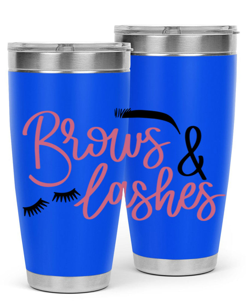 Brows Lashes Style 122#- make up- Tumbler