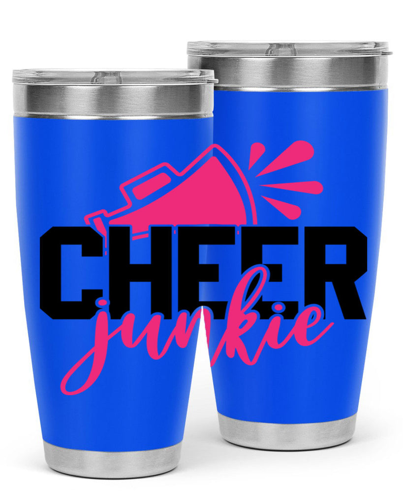 Cheer junkie 1390#- cheer- Tumbler