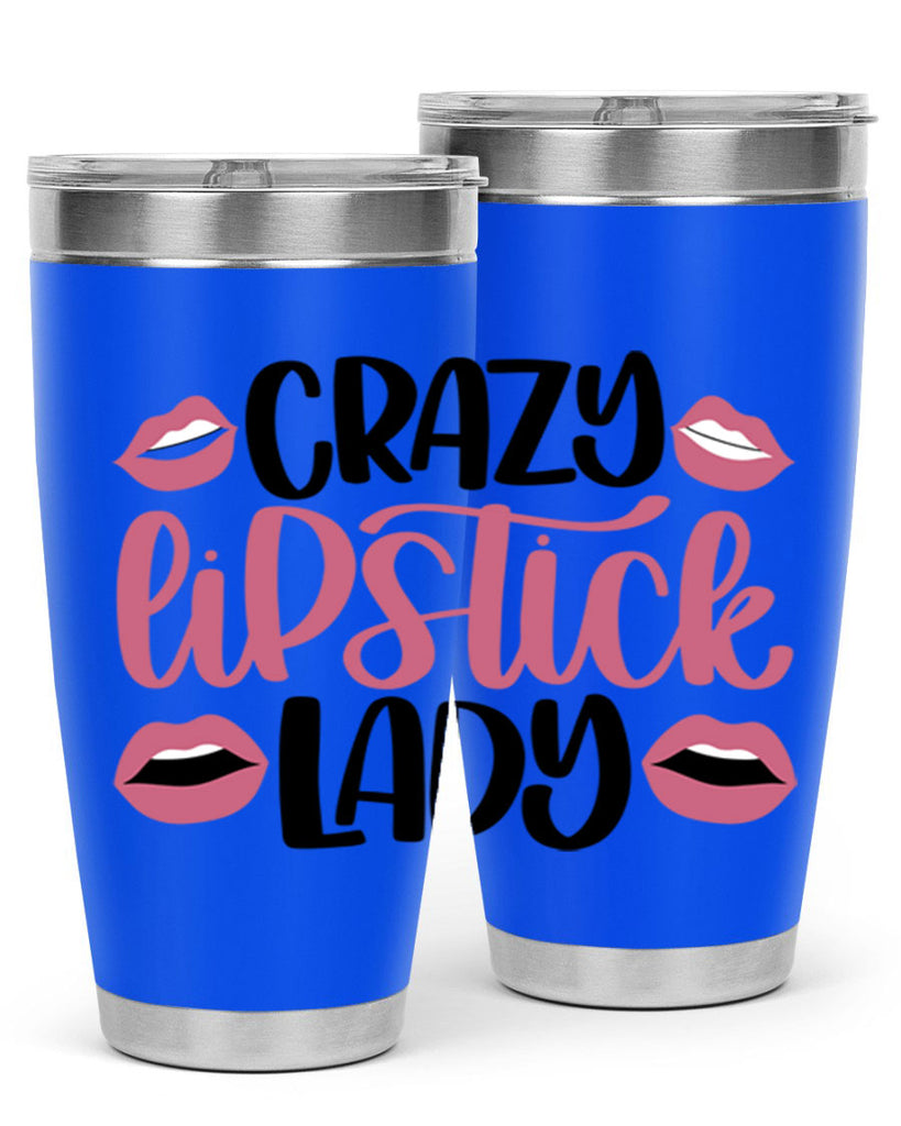 Crazy Lipstick Lady Style 107#- make up- Tumbler